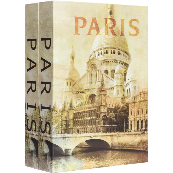 BARSKA (CB13058) Paris & Paris Dual Book Lock Boxes with Key Lock
