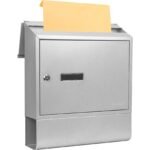 BARSKA (CB13698) Contemporary Locking Wall Mount Mailbox with Newspaper Bucket - Image 10