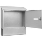 BARSKA (CB13698) Contemporary Locking Wall Mount Mailbox with Newspaper Bucket - Image 7
