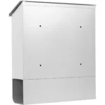 BARSKA (CB13698) Contemporary Locking Wall Mount Mailbox with Newspaper Bucket - Image 6