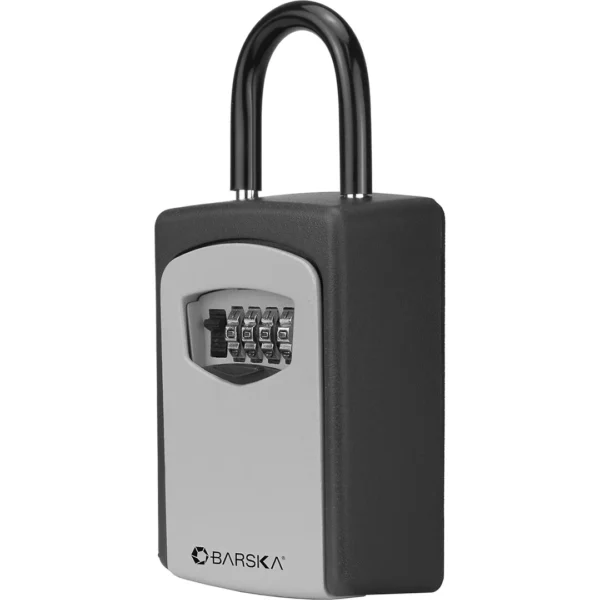 BARSKA (CB13797) Combination Key Lock Box with Door Hanger and Wall Mount
