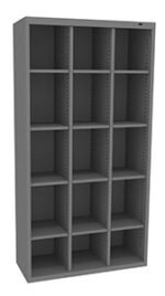 Tennsco (CC-66) 28" High Cubby With 6 Openings 34 1/2"w x 13 1/2"d x 66"h Locker - CC-66