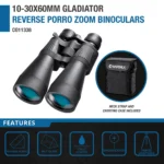 BARSKA (CO11338) 10-30x60mm Gladiator Reverse Porro Zoom Binoculars - Image 2