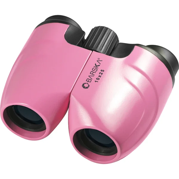 BARSKA (CO11370) 10x25mm Colorado Compact Binoculars, Pink