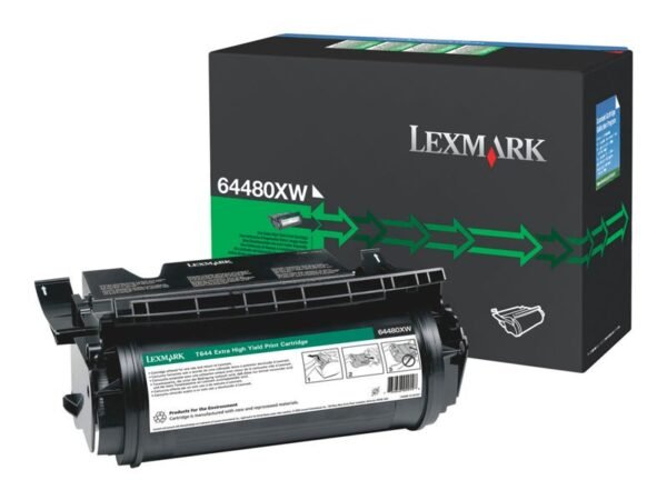 Lexmark LEX64480XW Extra High Yield Black Original Toner Cartridge