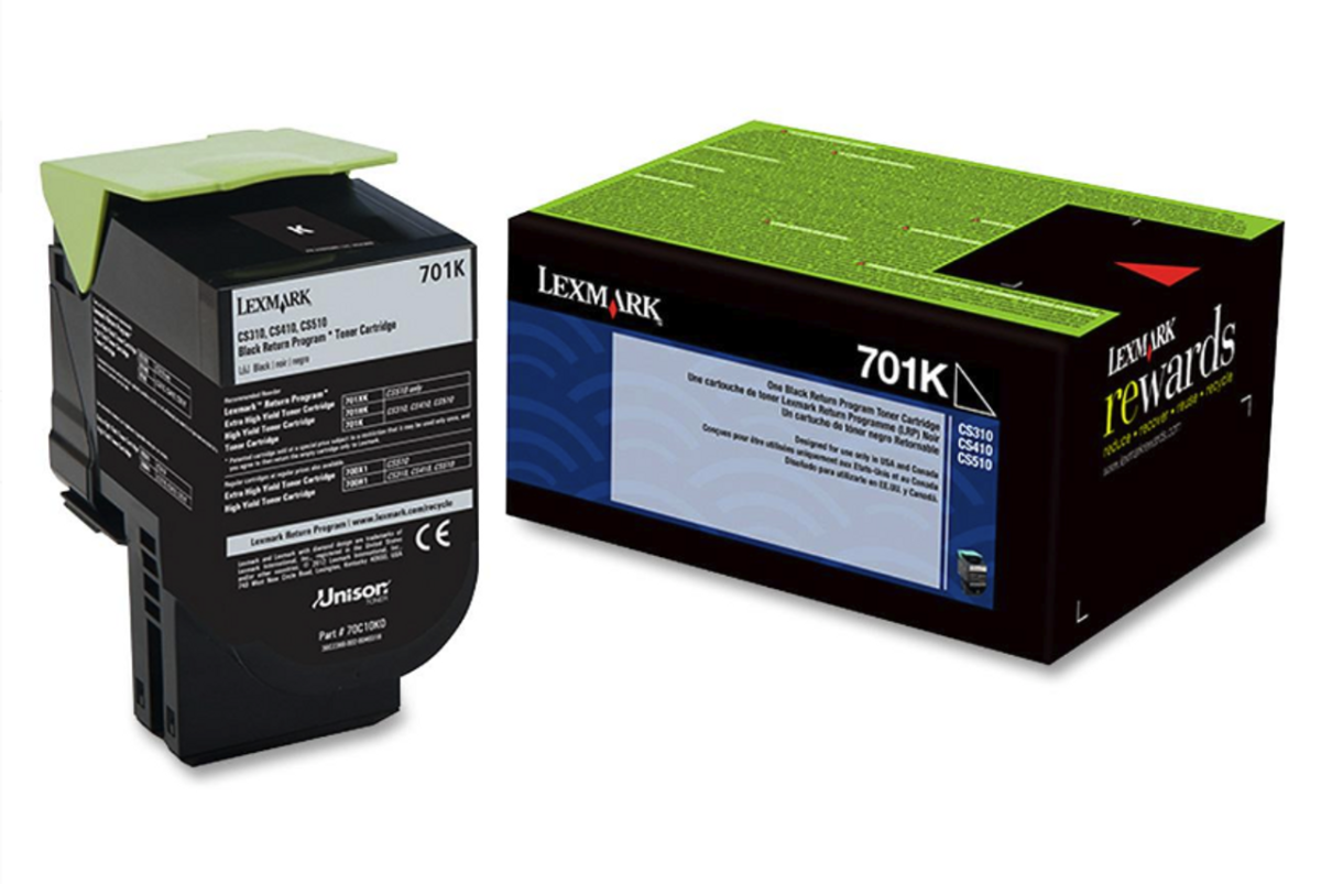 Lexmark LEX70C00KG Black Original Toner Cartridge  - Image 1