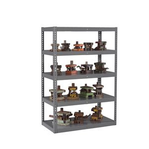 Tennsco (RXHS-481872) -Z-Line Die Rack Steel Shelving Unit - RXHS-481872- 48"w x 18"d x 72"h