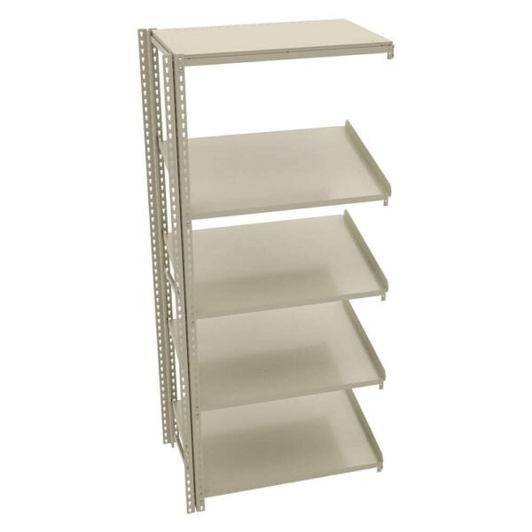 Tennsco(ZT7-3624A-5) Z-Line Sloped Shelving Adder Unit - 5 Levels - ZT7-3624A-5 - 36"w x 24"d x 84"h
