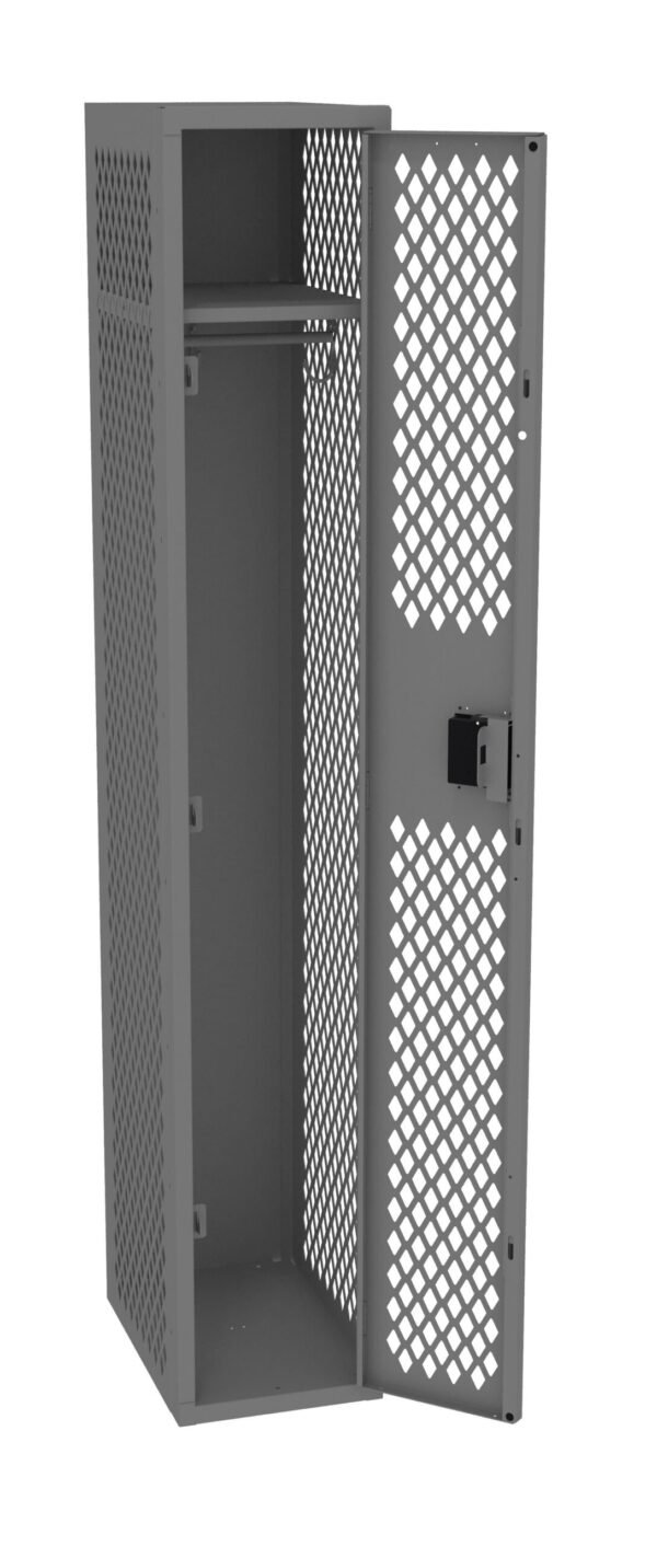 Tennsco (VSL-121872-A) Single Tier Ventilated Locker - One Wide Without Legs (Assembled) - VSL-121872-A