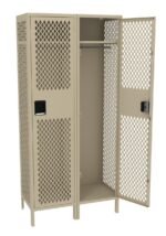 Tennsco (VSL-181872-2) Single Tier Ventilated Locker - Two Wide With Legs (Assembled) - VSL-181872-2 - Image 2