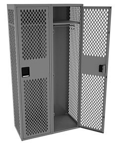 Tennsco (VSL-181872-B) Single Tier Ventilated Locker - One Wide Without Legs (Assembled) - VSL-181872-B