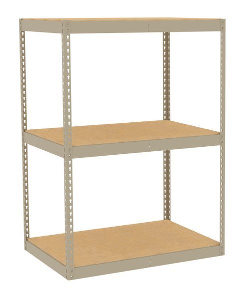 Tennsco (ZA423060-3D) - Z-Line Archive Shelving Unit With Decking -ZA423060-3D - 42"w x 30"d x 60"h