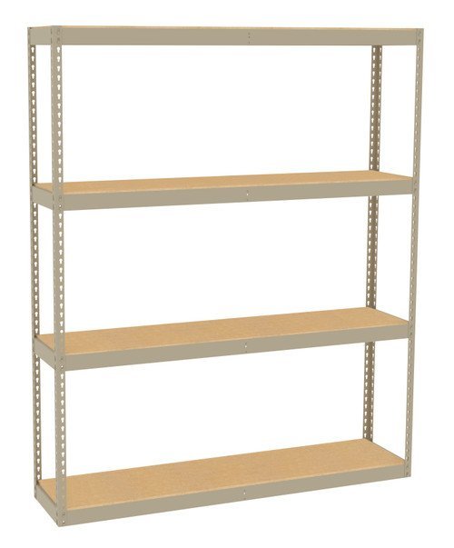 Tennsco (ZA691584-4D) - Z-Line Archive Shelving Unit With Decking -ZA691584-4D - 69"w x 15"d x 84"h