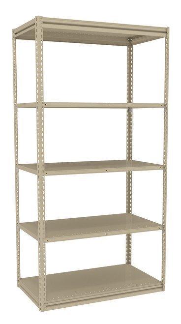 Tennsco (ZM7-4224S-5D) Z-Line Steel Shelving Starter Unit - ZM7-4224S-5D