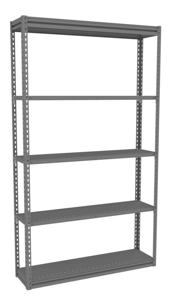 Tennsco (ZM7-4812S-5D) Z-Line Steel Shelving Starter Unit - ZM7-4812S-5D