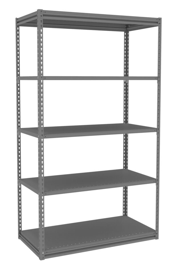 Tennsco (ZM7-4824S-5D) Z-Line Steel Shelving Starter Unit - ZM7-4824S-5D