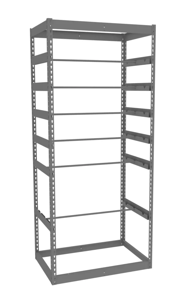 Tennsco (REEL-362484-6-MGY) Z-LINE REEL RACK - REEL-362484-6-MGY- 36"w x 24"d x 84"h