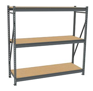 Tennsco (BU-722472PS) Bulk Stroage Rack Starter Unit With Particleboard Decking -BU-722472PS - 72"w x 24"d x 72"h