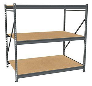 Tennsco (BU-724872PS) Bulk Storage Rack Starter Unit With Particleboard Decking - BU-724872PS - 72"w x 48"d x 72"h