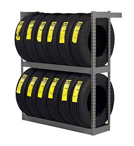 Tennsco (ZST-6060S) Z-Line Single Entry Tire Racking Starter Unit - ZST-6060S- 60"w x 21"d x 60"h