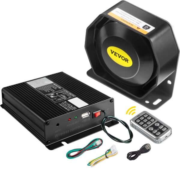 VEVOR 200W 18 Sound Loud Car and Truck Warning Alarm