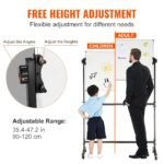 VEVOR Rolling Magnetic Whiteboard, Double-sided Mobile Whiteboard 36x24 Inches, Adjustable Height Dry Erase Board with Wheels, 1 Magnetic Erase & 3 Dry Erase Markers & Movable Tray Office, School - Image 9