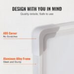 VEVOR Magnetic Whiteboard, 24 x 18 Inches, Dry Erase Board for Wall with Aluminum Frame, White Board Includes 1 Magnetic Erase & 2 Dry Erase Marker & Movable Tray for Office Home Restaurant and School - Image 10