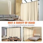 VEVOR Room Divider 8 ft x 10 ft - Off White - Image 8
