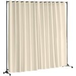 VEVOR Room Divider 8 ft x 10 ft - Off White - Image 4