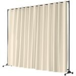 VEVOR Room Divider 8 ft x 10 ft - Off White - Image 3