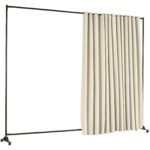 VEVOR Room Divider 8 ft x 10 ft - Off White - Image 2
