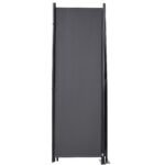 VEVOR 4 Panel Room Divider 5.6 ft (88×67.5inch) Gray - Image 3