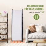 VEVOR 4 Panel Room Divider 5.6 ft (88×67.5inch) White - Image 9