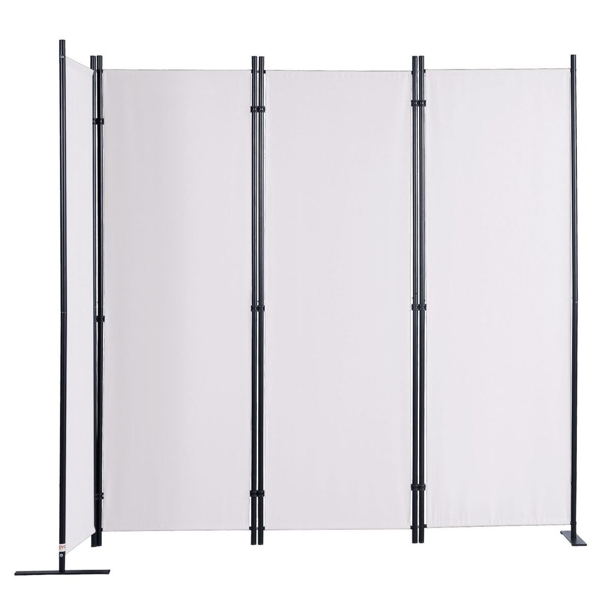 VEVOR 4 Panel Room Divider 5.6 ft (88×67.5inch) White - Image 2