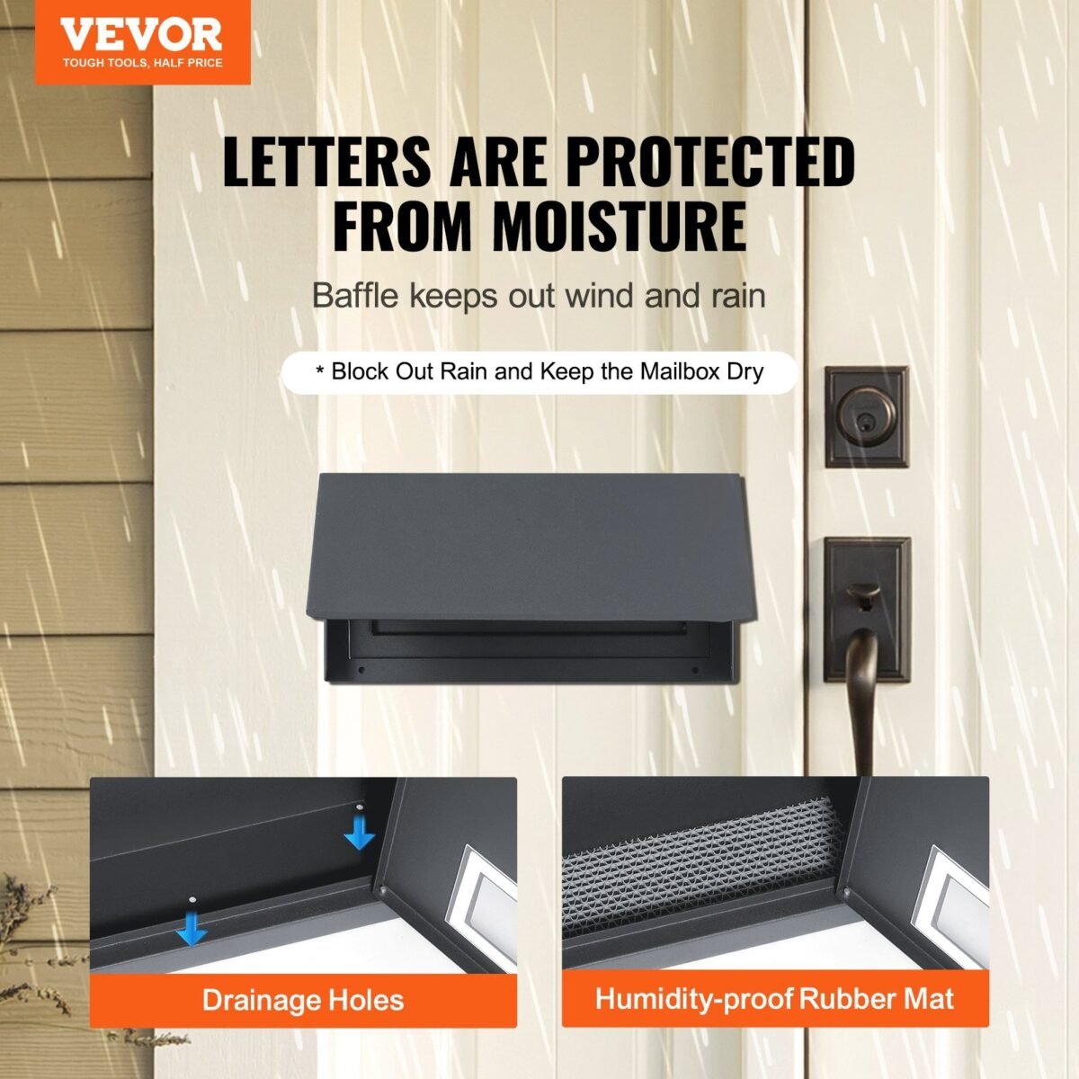 VEVOR MA074 dark gray Through The Door Key Drop Box - Image 12