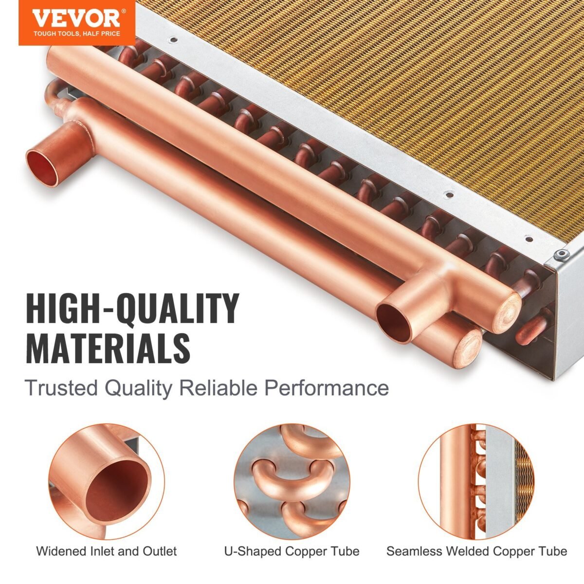 VEVOR C16×16 Heat Exchanger Water to Air - Image 12