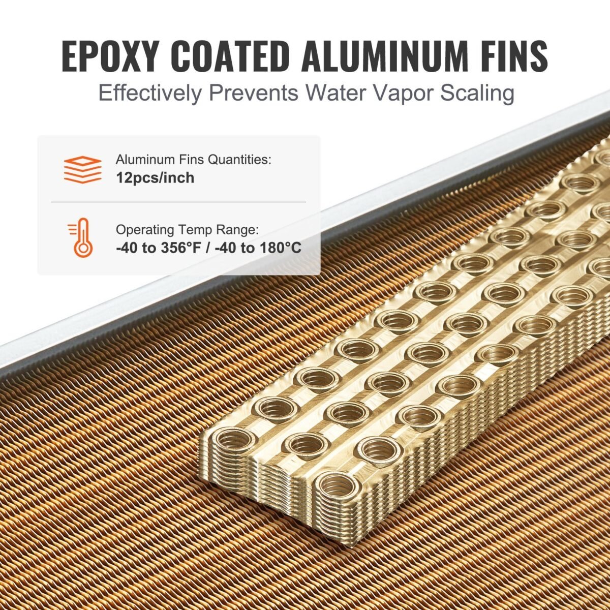 VEVOR C16×16 Heat Exchanger Water to Air - Image 11