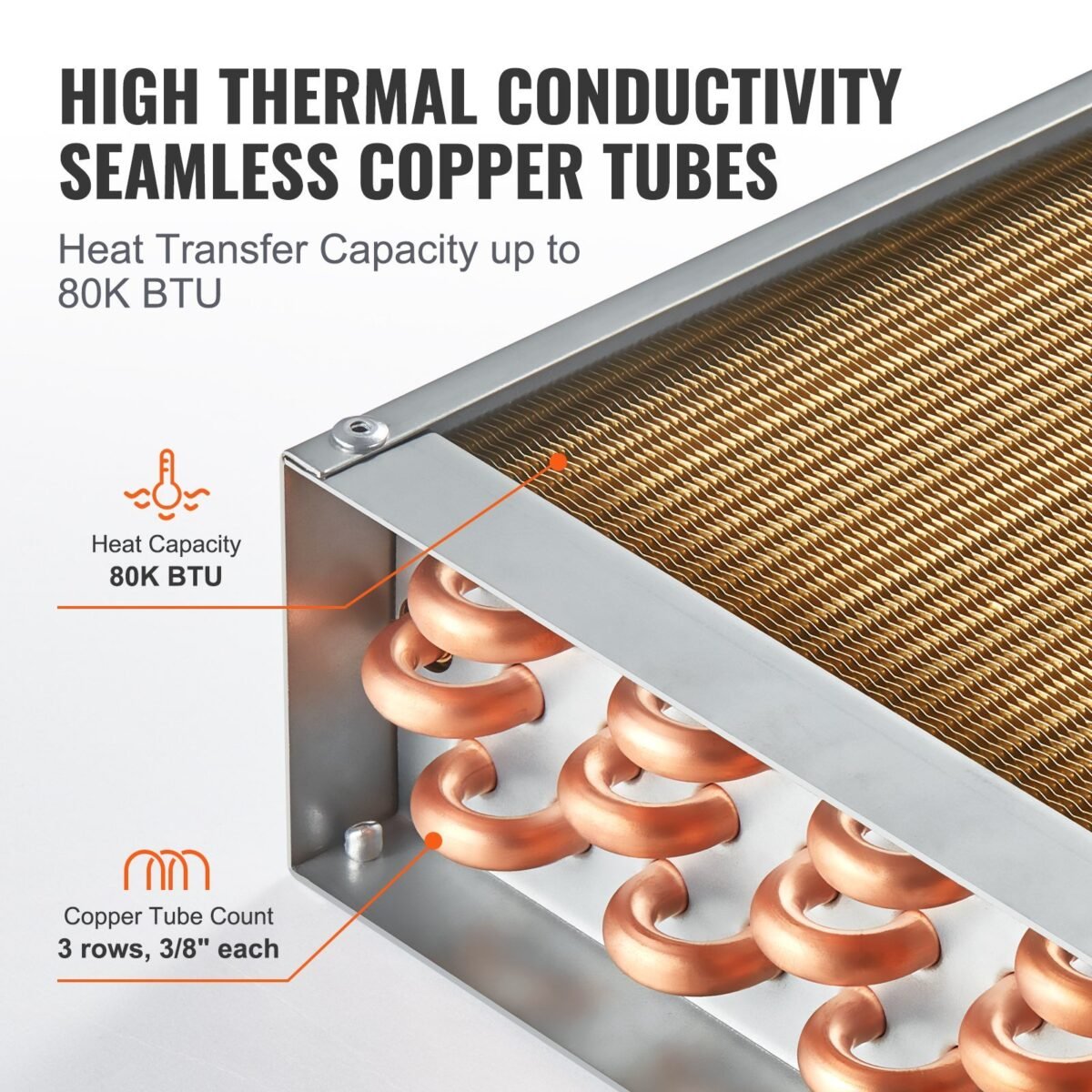 VEVOR C16×16 Heat Exchanger Water to Air - Image 10