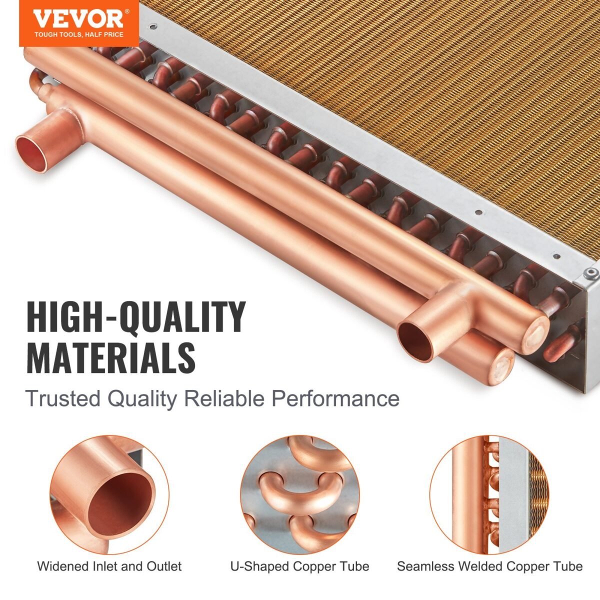 VEVOR C18×20 Heat Exchanger Water to Air, 18"x 20" - Image 12