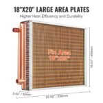 VEVOR C18×20 Heat Exchanger Water to Air, 18"x 20" - Image 9