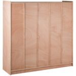VEVOR Preschool Cubby Lockers 5-Section - Image 2