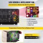 VEVOR ZPX-3000W Pure Sine Wave Inverter, 3000 Watt - Image 8