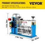 VEVOR SMS-038 Cable Wire Stripping Machine 0.06 inch -1.5 inch - Image 7