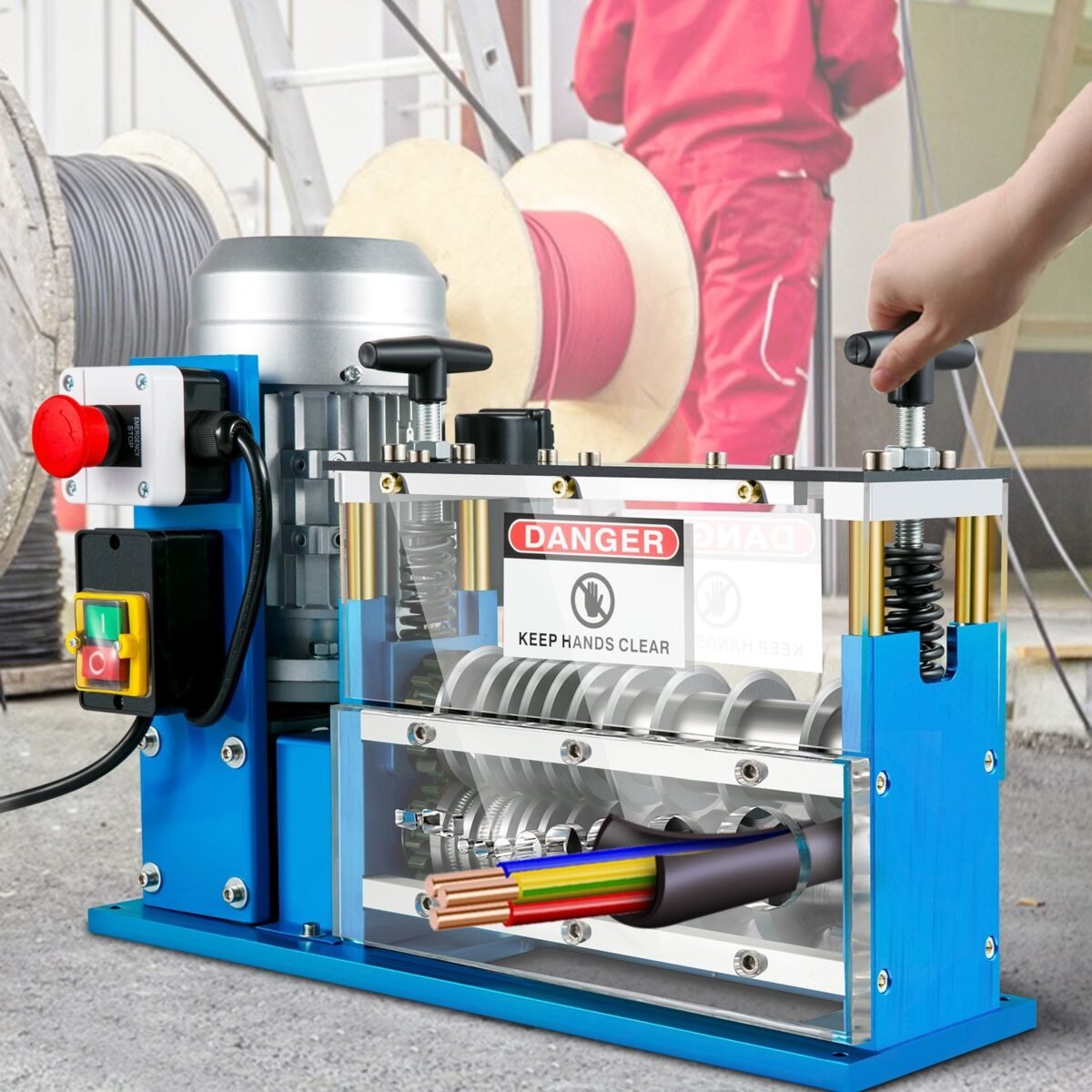 VEVOR SMS-038 Cable Wire Stripping Machine 0.06 inch -1.5 inch - Image 6