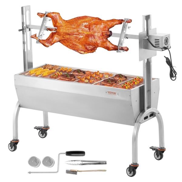 VEVOR JY-MY-KYLCG-46-120 Roaster Spit Rotisserie BBQ Grill