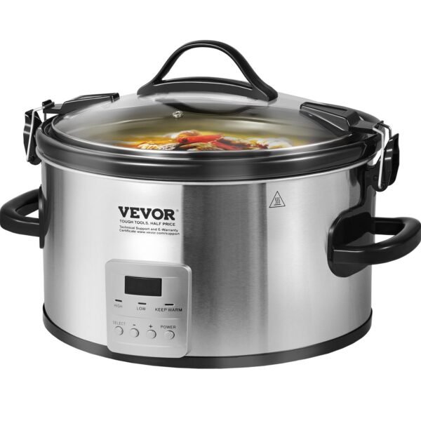 VEVOR BSC-A801 Slow Cooker, 8QT 320W