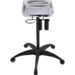 VEVOR KMS-611 Mayo Stand Medical Tray, Height Adjustable Stainless Steel Salon Tray Easy Assemble Tattoo Cart Lab Tray with 2 Cups & 1 Metal Ring for SPA Clinic Personal Care Lab Hospital Dentistry, Silver - Image 4