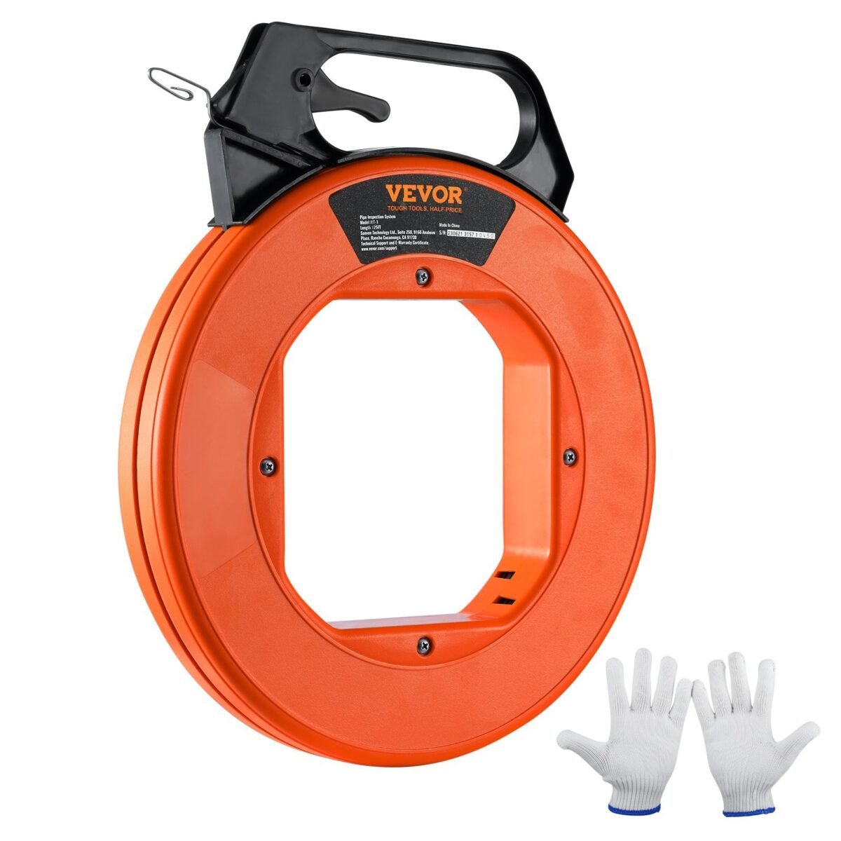 VEVOR JLT-2 Fish Tape, 240-foot, 1/8-inch - Image 1