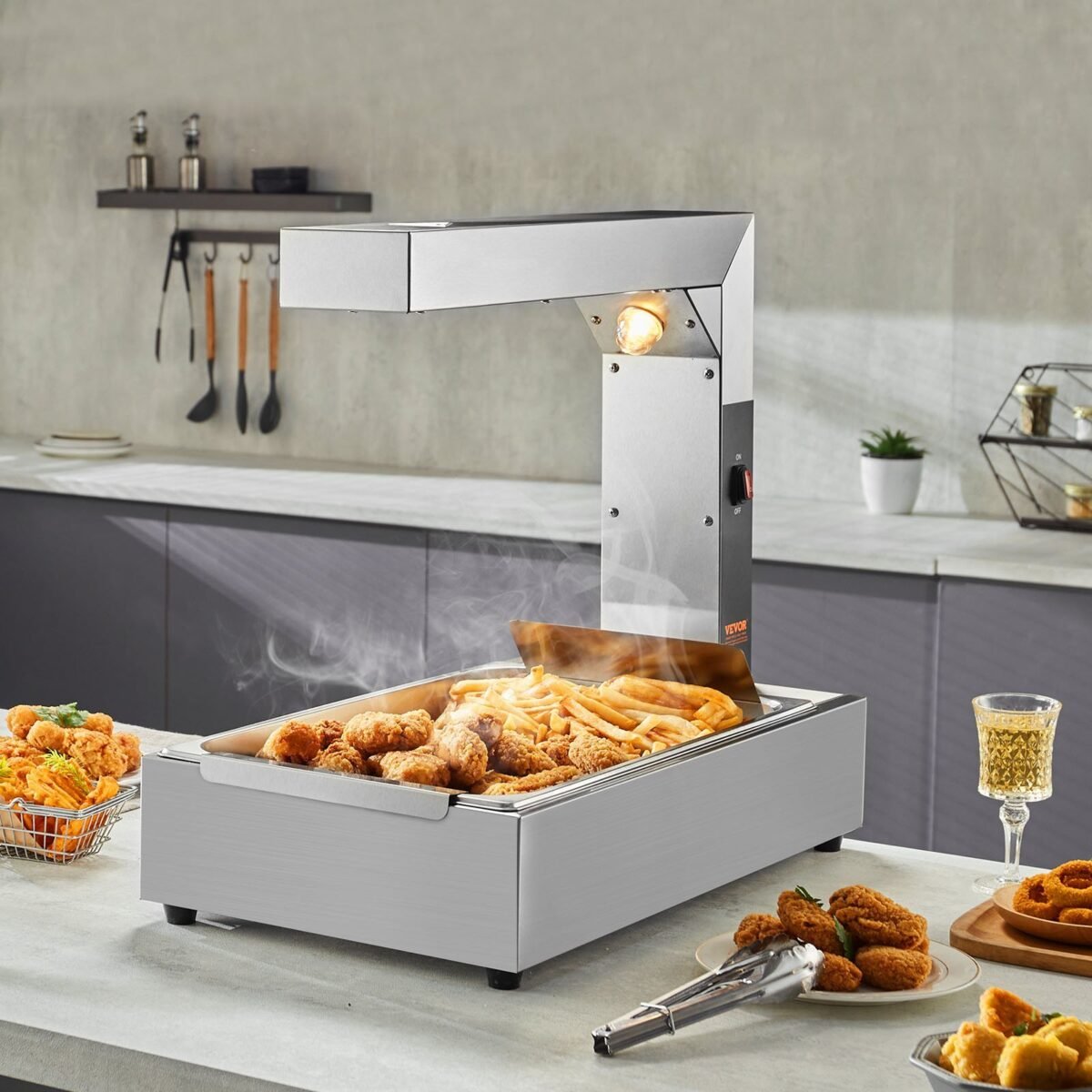 VEVOR HT-620 French Fry Food Warmer, 750W - Image 6