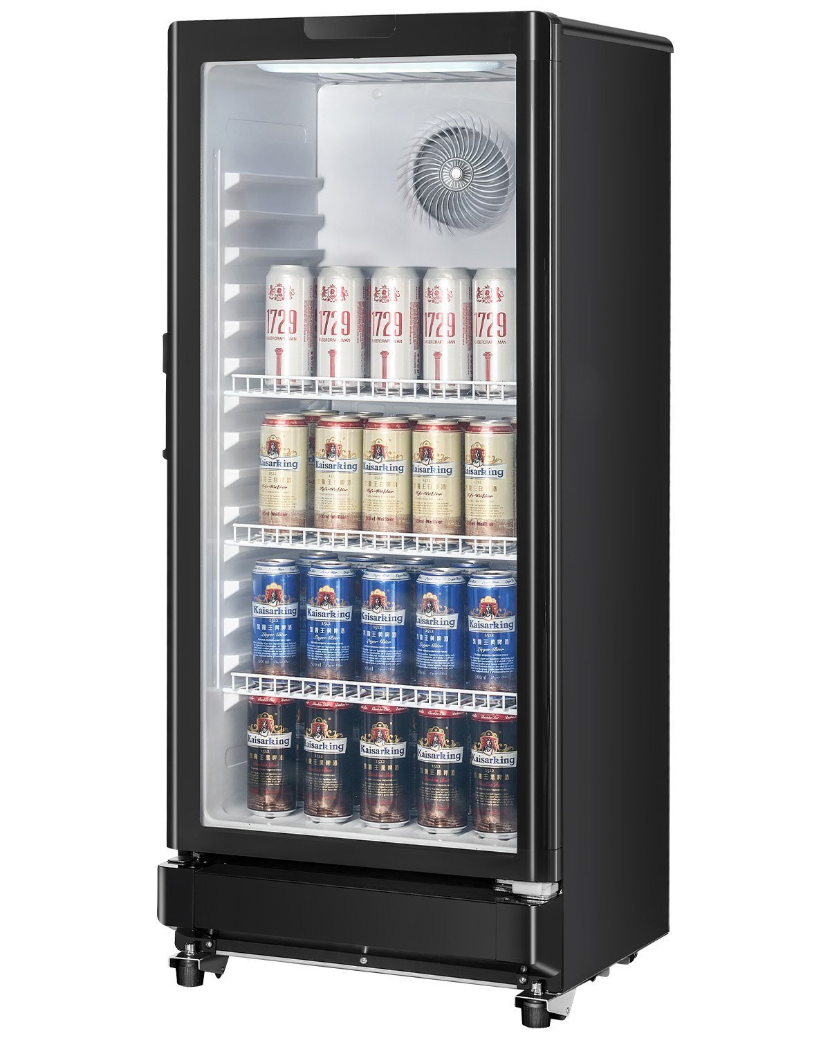 us_DMBLMBXBDDX5QYTI0V1_original_img-v1_glass-door-fridge-m100-1.2.jpg VEVOR XLS-170W Commercial Merchandiser Refrigerator 5.7 CU.FT - Image 1